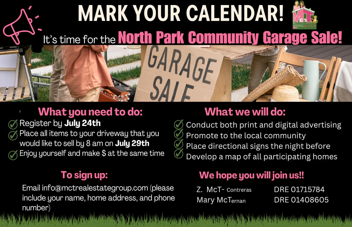 North Park Community Garage Sale