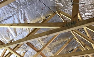 radiant barrier installation